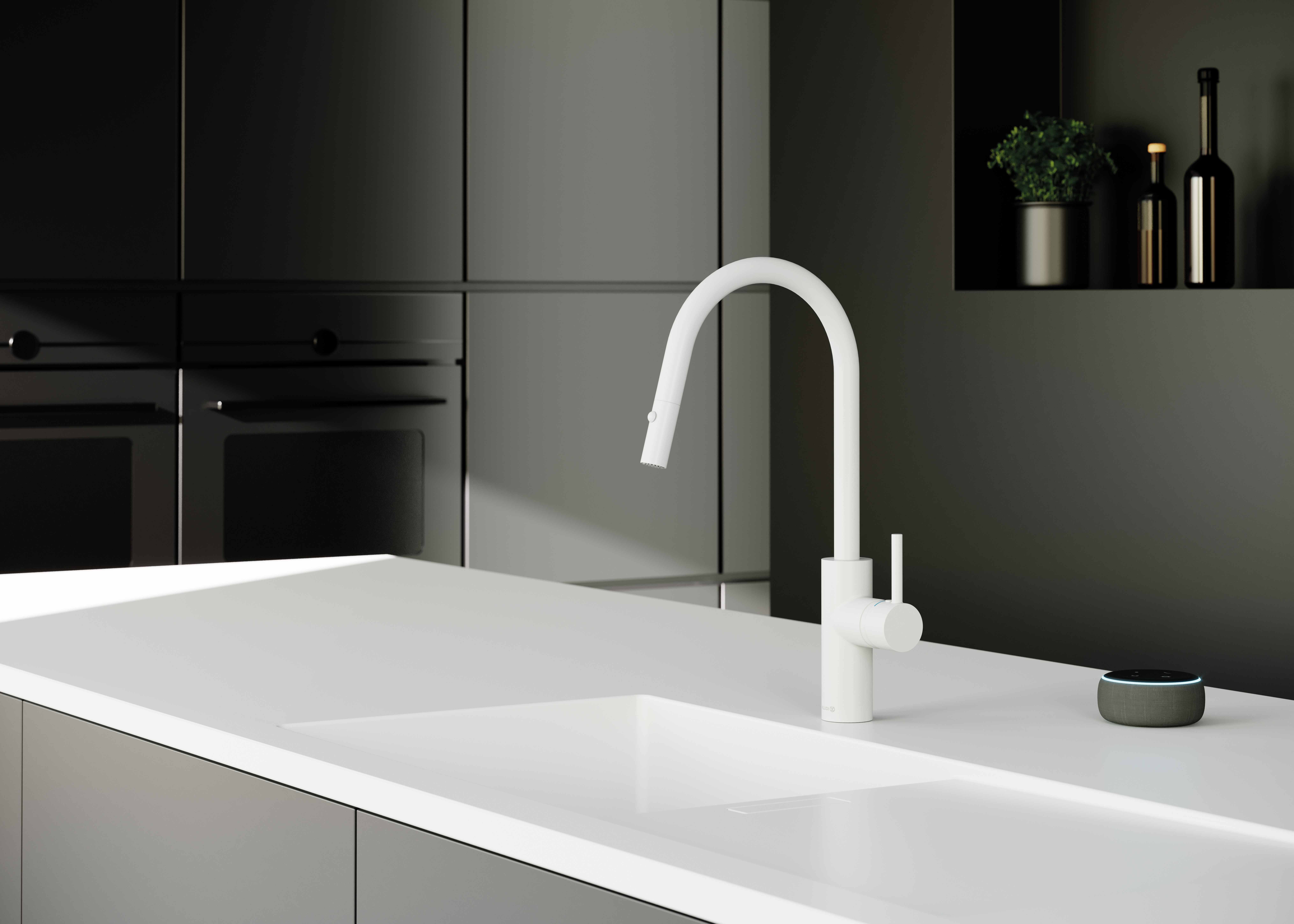 KLUDI-E-GO VOICE Kuchynské batérie