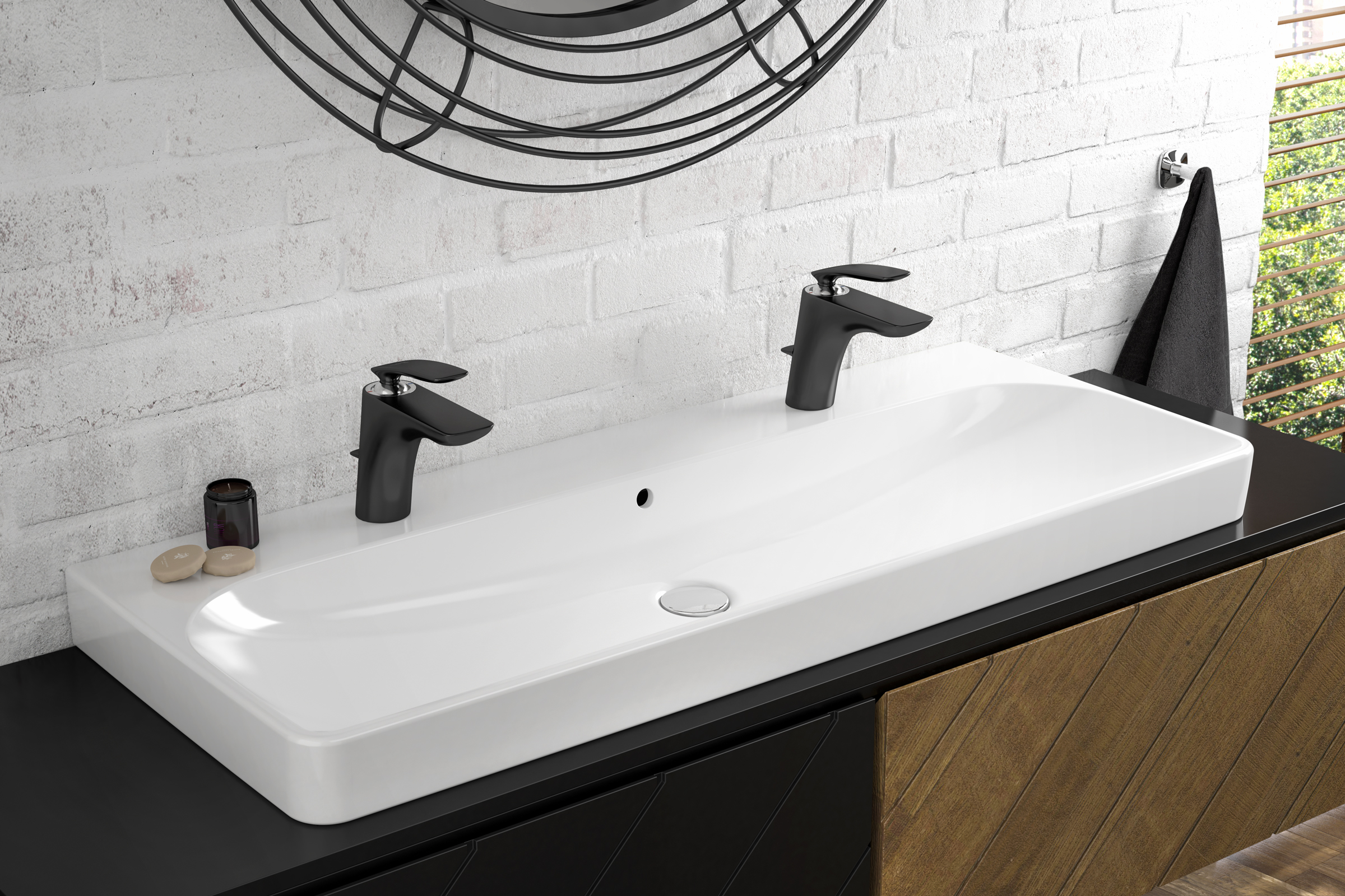 KLUDI BALANCE BLACK Kúpeľňové batérie