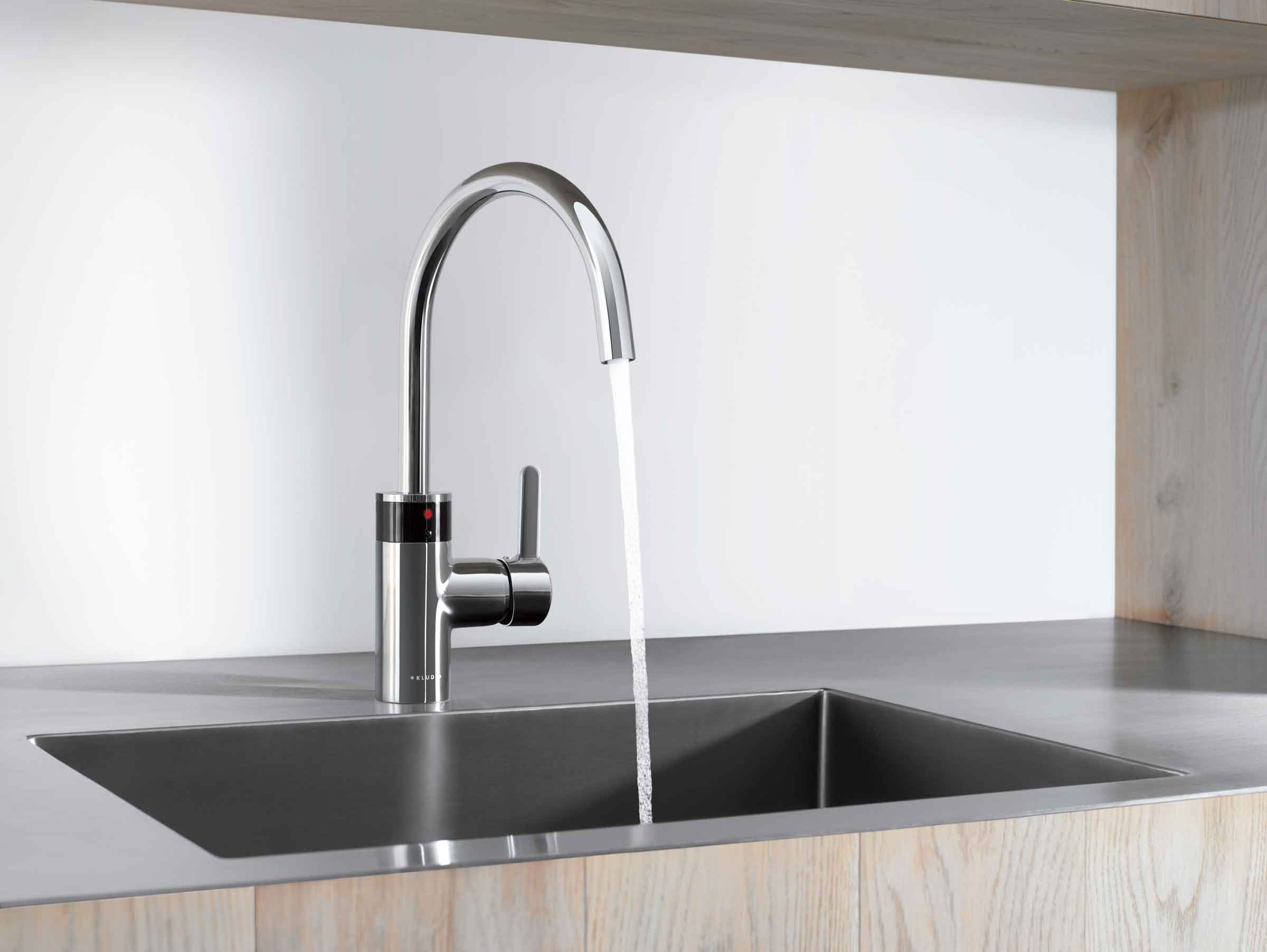 Kolekcja armatur kuchennych KLUDI E-GO uruchamianych czujnikiem ruchu