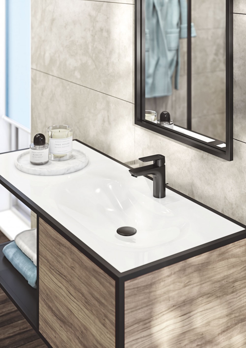 KLUDI PURE&STYLE BLACK Koupelnové baterie