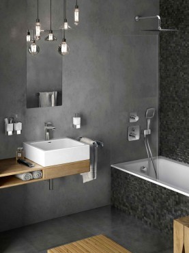 Obraz prezentuje kolekcję armatury KLUDI E2