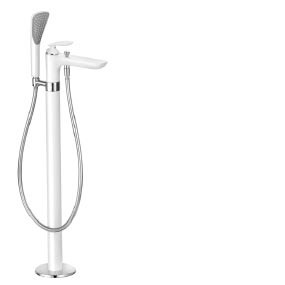 KLUDI BALANCE WHITE Jednouchwytowa bateriawannowo-natryskowa