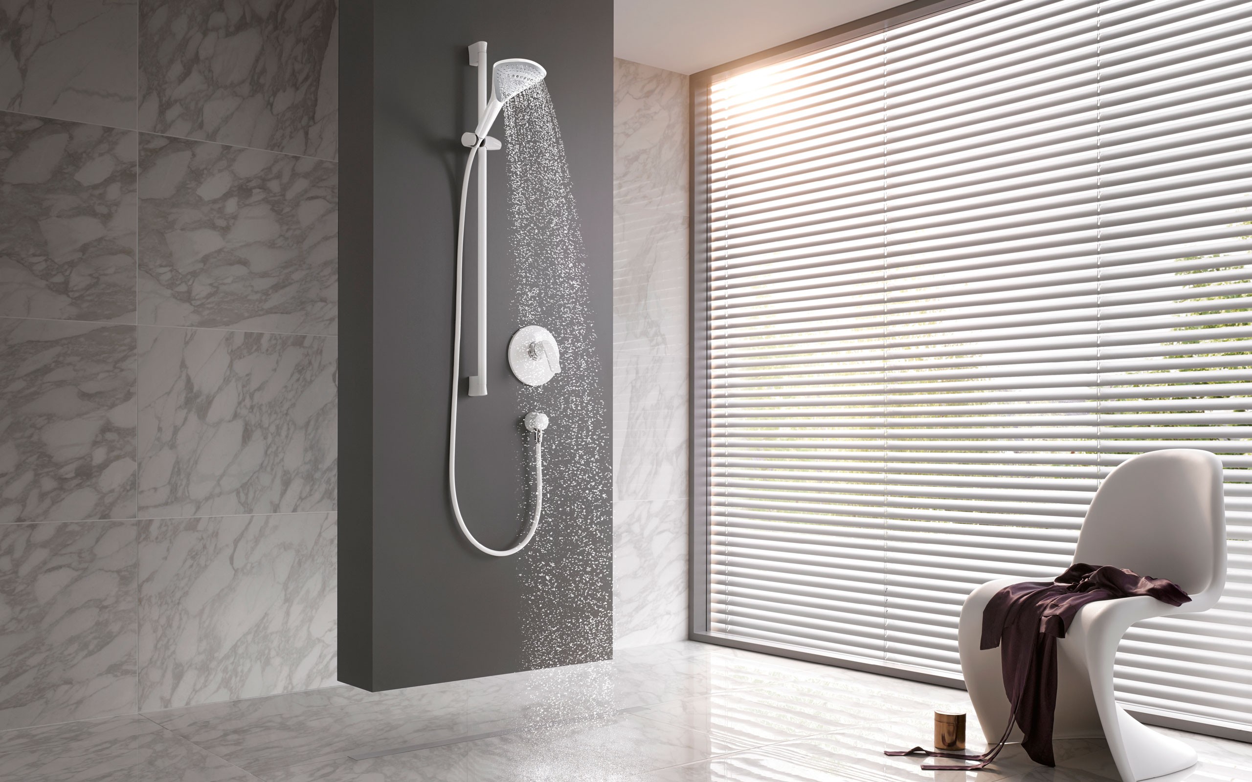 KLUDI BALANCE WHITE Koupelnové baterie