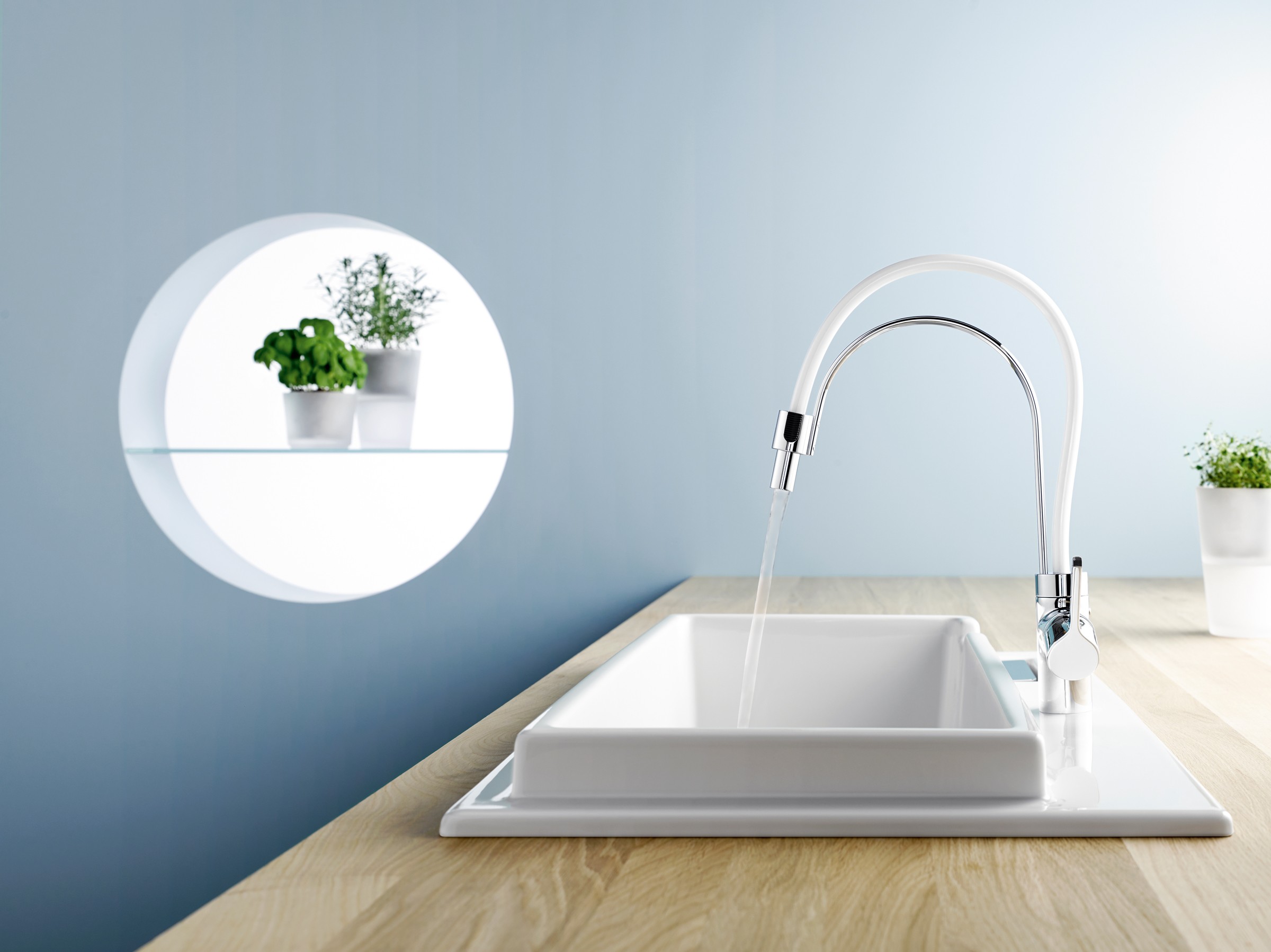 Armatura kuchenna z wyciąganą wylewką