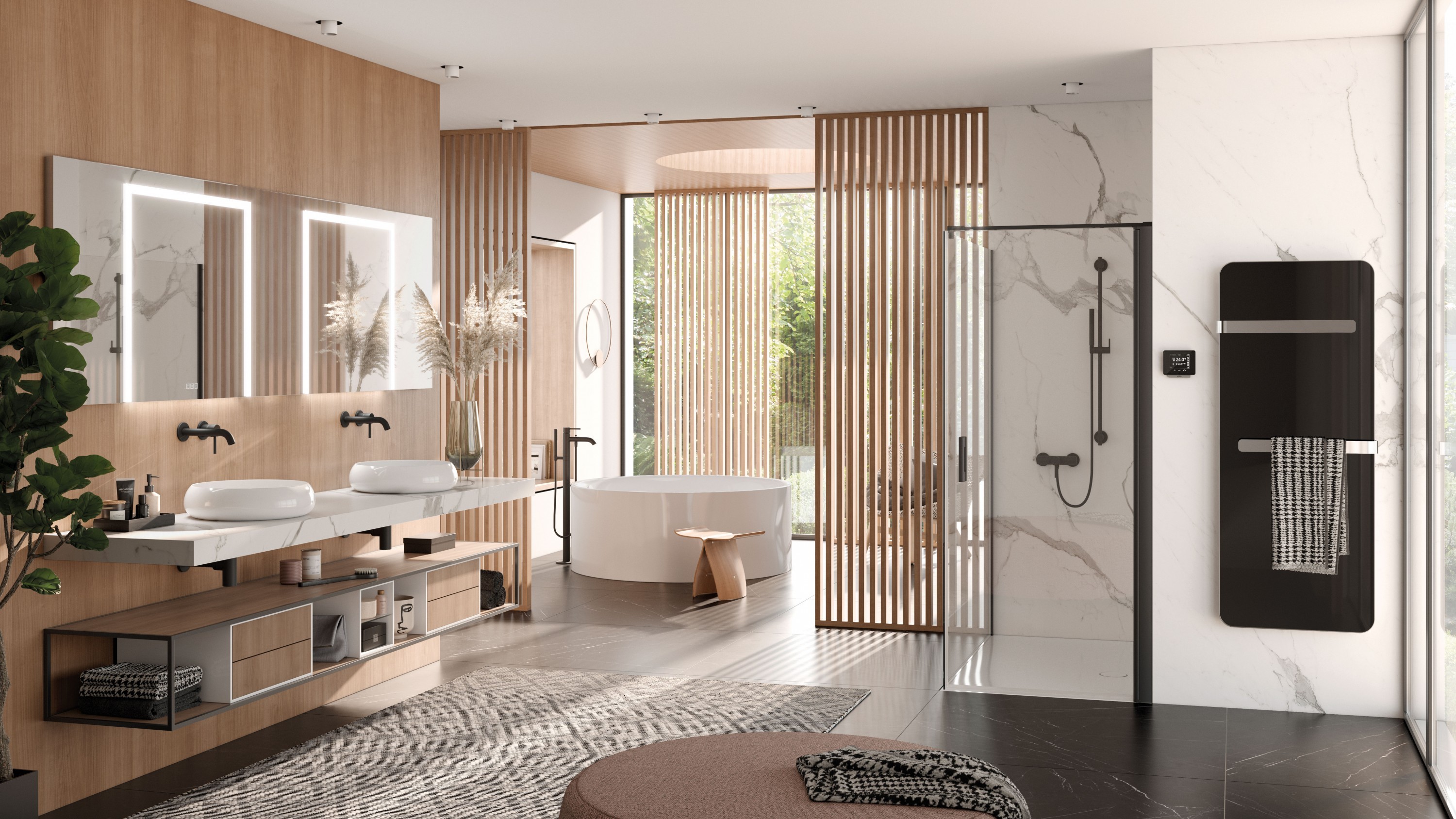 KLUDI BOZZ BLACK Koupelnové baterie