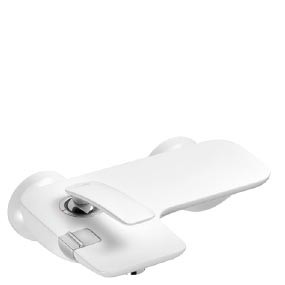 KLUDI BALANCE WHITE Jednouchwytowa bateriawannowo-natryskowa