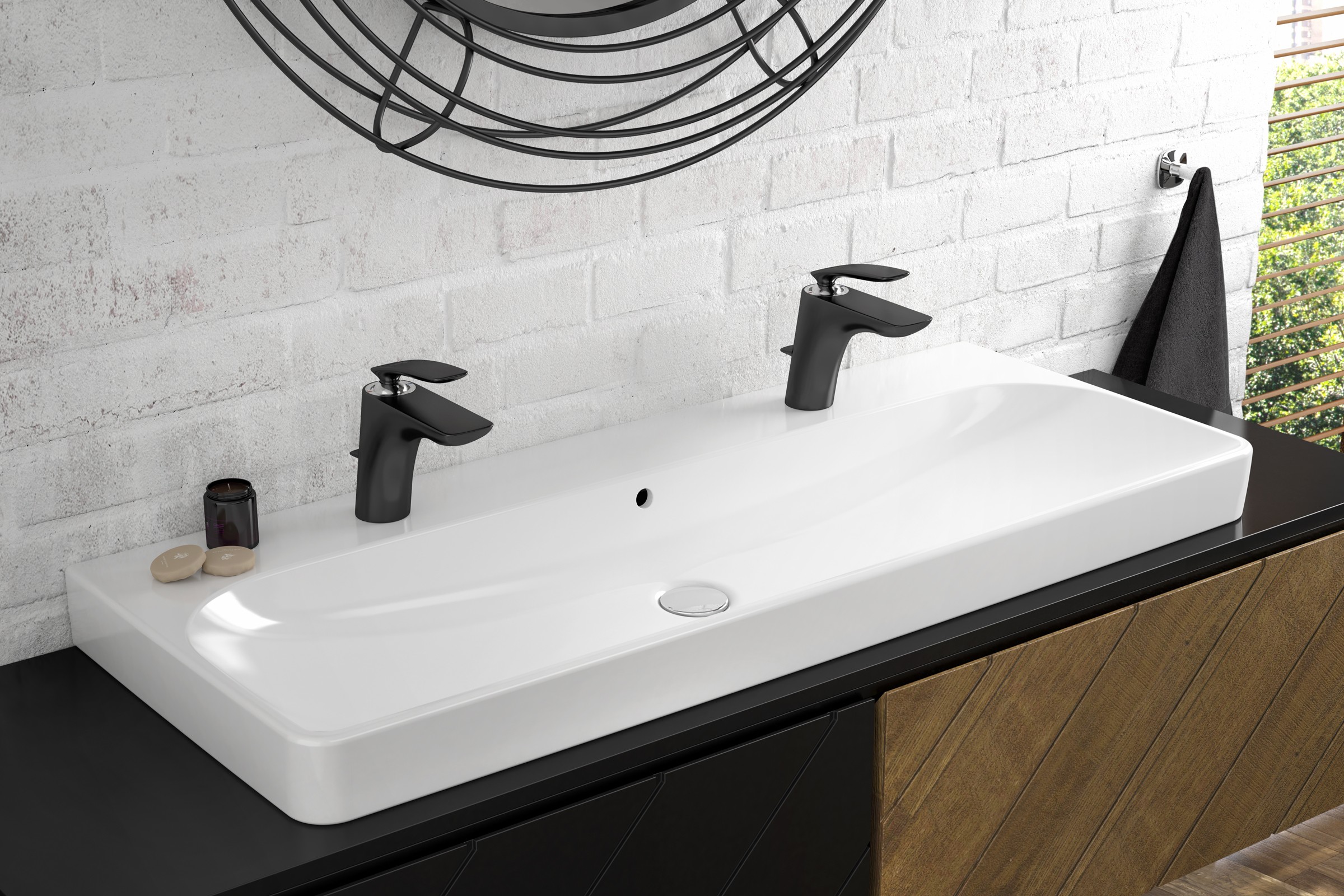 KLUDI BALANCE BLACK Armatura łazienkowa